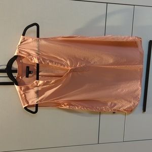 Banana Republic Silk Pink Sleeveless Blouse